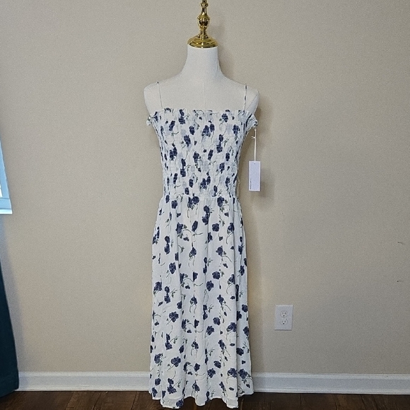 Reformation Dresses & Skirts - Reformation Blue Floral Midi Dress